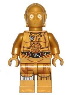 LEGO Minifigure -- C-3PO - Decorated Legs-Star Wars / Star Wars Episode 4/5/6 -- SW0561 -- Creative Brick Builders